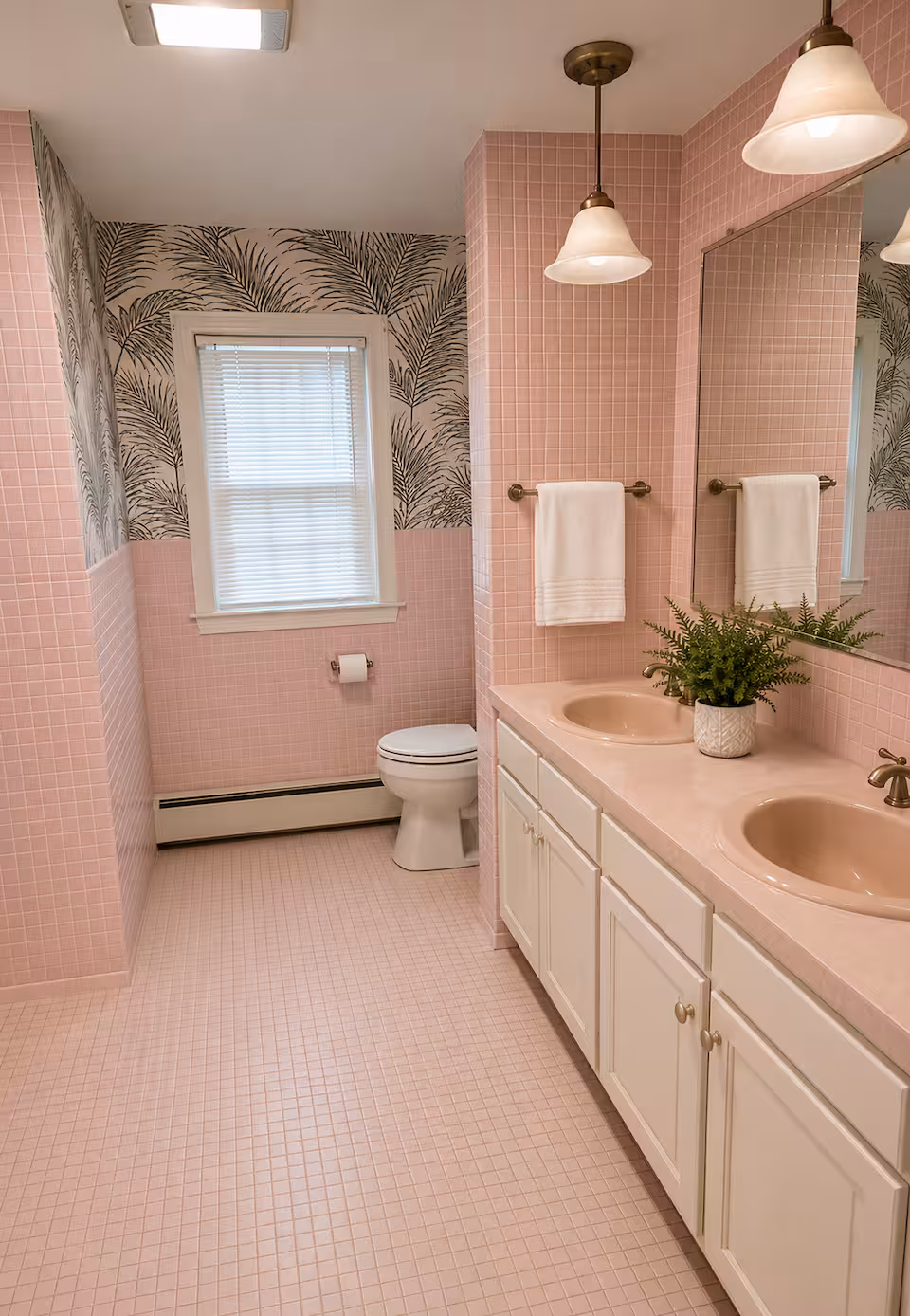 Full bathroom with tub